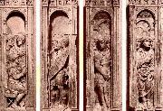 unknow artist Four reliefs with the trials of Saint Peter